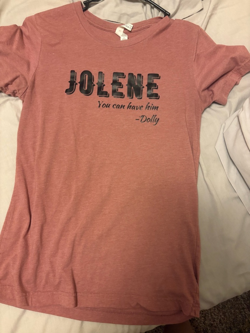 Bella Canvas Dusty Rose 'JOLENE' Graphic Tee
